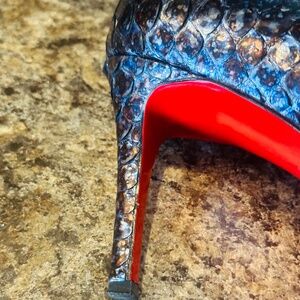 Christian Louboutin leather pumps